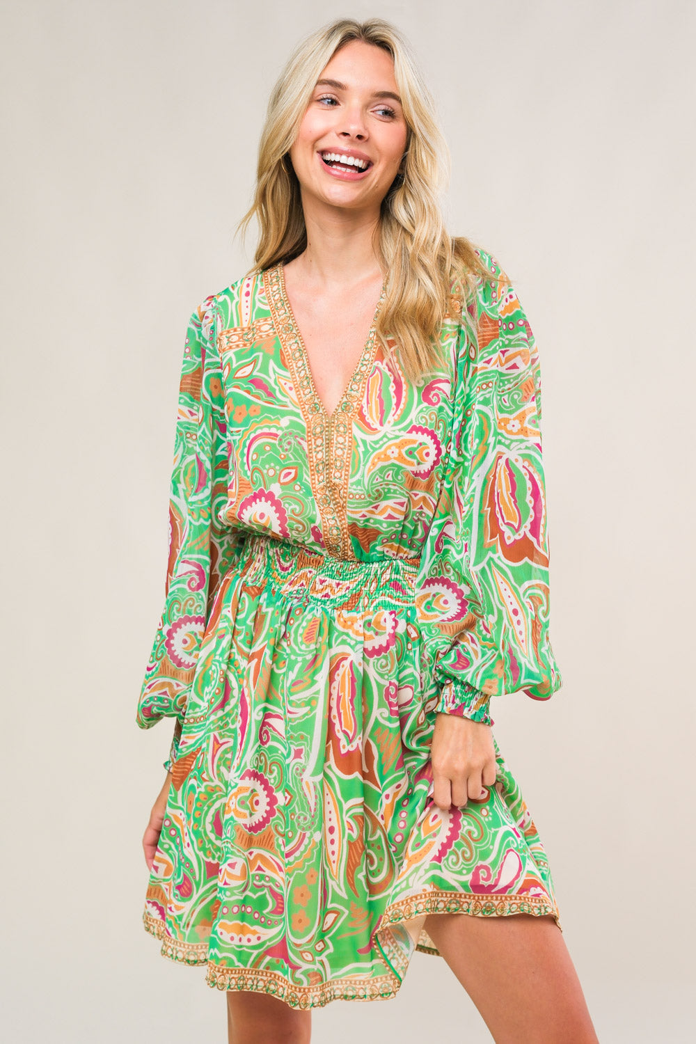 TIME SPENT TOGETHER WOVEN MINI DRESS Flying Tomato